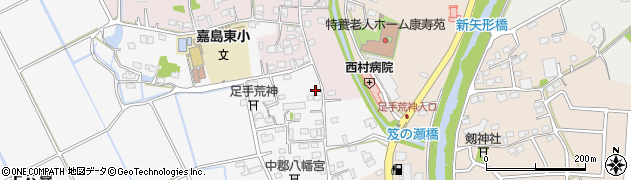 熊本県上益城郡嘉島町上六嘉2261周辺の地図