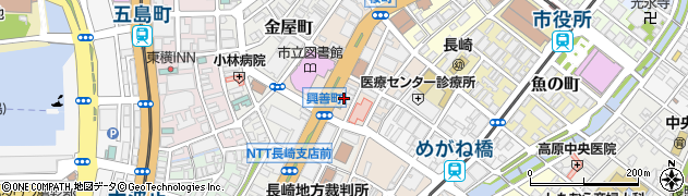 長崎無線タクシー協同組合・エースグループ総合配車センター周辺の地図