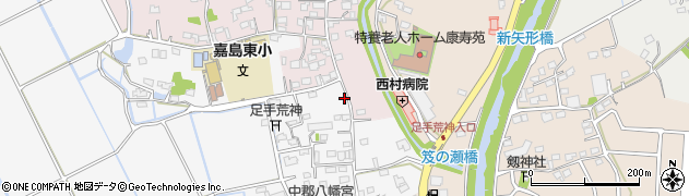 熊本県上益城郡嘉島町上六嘉2258周辺の地図