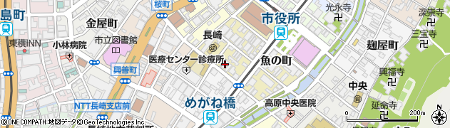 長崎銀行協会周辺の地図