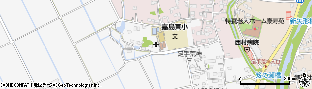 熊本県上益城郡嘉島町上六嘉2089周辺の地図
