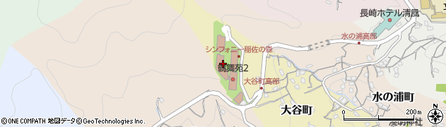 長崎県長崎市大谷町418周辺の地図