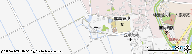 熊本県上益城郡嘉島町上六嘉2052周辺の地図