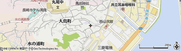 長崎県長崎市大鳥町316周辺の地図