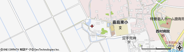 熊本県上益城郡嘉島町上六嘉2047周辺の地図