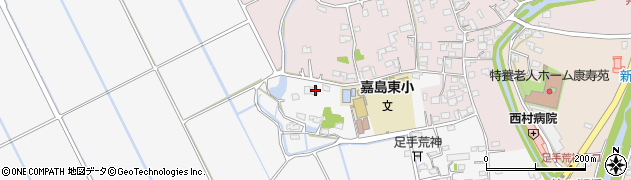 熊本県上益城郡嘉島町上六嘉2049周辺の地図