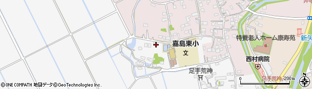 熊本県上益城郡嘉島町上六嘉2059周辺の地図