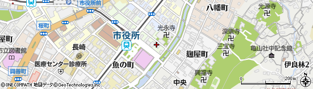 長崎県長崎市桶屋町38周辺の地図
