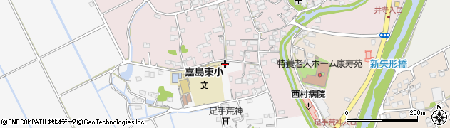 熊本県上益城郡嘉島町上六嘉2070周辺の地図