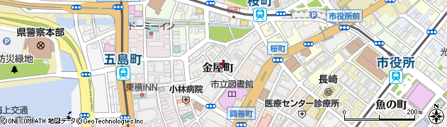 建設長崎　大浦支部周辺の地図