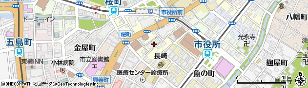長崎県長崎市桜町7周辺の地図