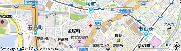 生命保険協会長崎県協会周辺の地図