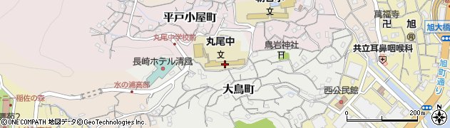 長崎市立丸尾中学校周辺の地図