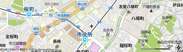株式会社フジタ　長崎営業所周辺の地図