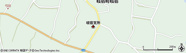 五島市岐宿支所周辺の地図