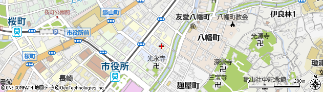 長崎県長崎市今博多町32周辺の地図