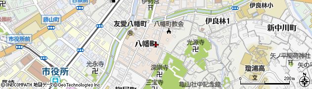長崎県長崎市八幡町周辺の地図