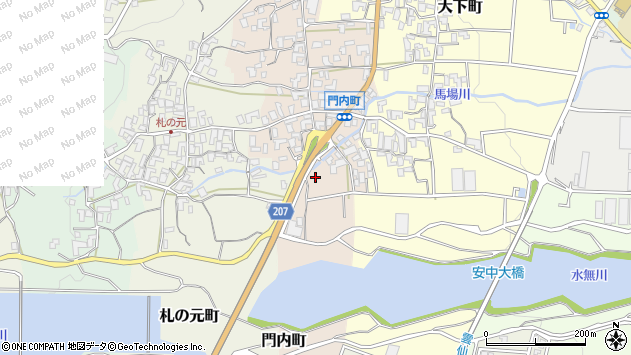 〒855-0881 長崎県島原市門内町の地図