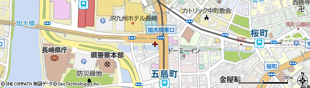 長崎県長崎市大黒町13周辺の地図