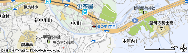 長崎市立　伊良林保育所周辺の地図