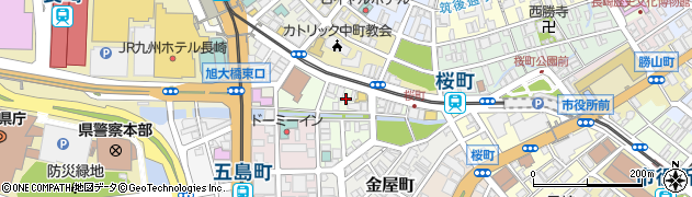 長崎県長崎市恵美須町周辺の地図