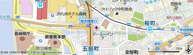 長崎県長崎市大黒町12周辺の地図