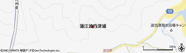 大分県佐伯市蒲江大字波当津浦周辺の地図