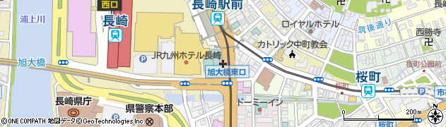 長崎県長崎市大黒町14周辺の地図