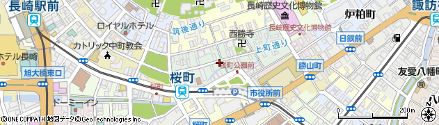 長崎県警察本部ヤングテレホン周辺の地図