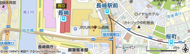 ハンズ長崎店周辺の地図