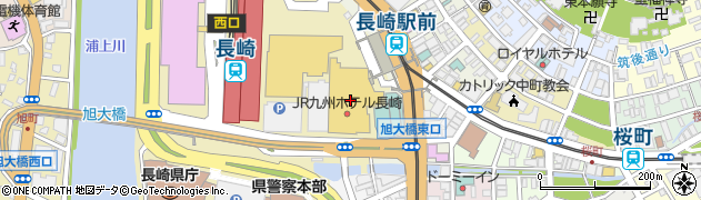 ココカラファイン長崎アミュプラザ店周辺の地図
