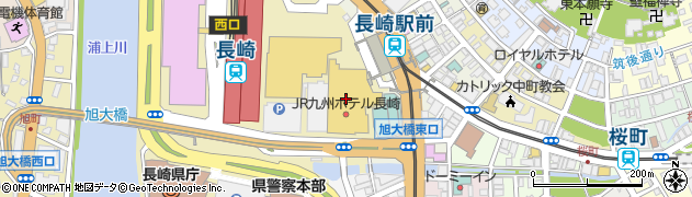 アスナロクリーニングアミュプラザ店周辺の地図