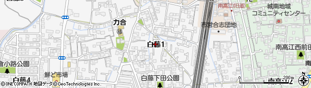 白藤池ノ辻中公園周辺の地図