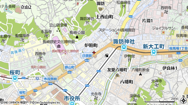 〒850-0022 長崎県長崎市馬町の地図