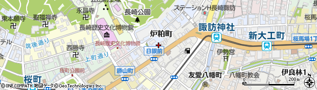 長崎県長崎市馬町48周辺の地図