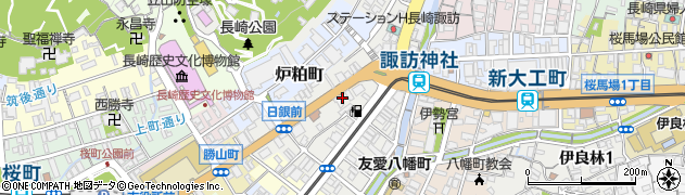 長崎県長崎市馬町14周辺の地図