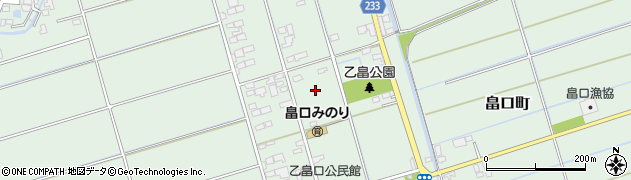 熊本県熊本市南区畠口町周辺の地図