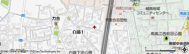 白藤池ノ辻東公園周辺の地図