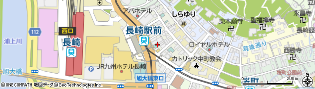 長崎県長崎市大黒町7周辺の地図