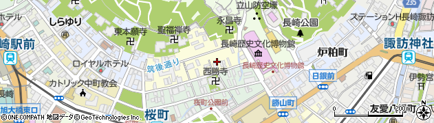 長崎県長崎市玉園町2周辺の地図