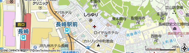 福岡財務支局長崎財務事務所周辺の地図