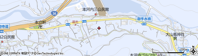 長崎県長崎市本河内周辺の地図