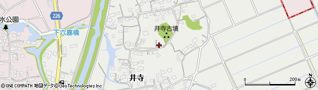 井寺公民館周辺の地図