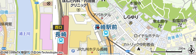 長崎県長崎市大黒町1周辺の地図