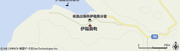 長崎県五島市伊福貴町周辺の地図