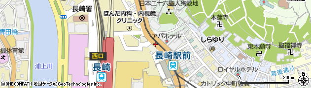 長崎駅前周辺の地図