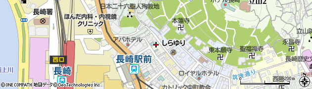長崎県長崎市大黒町4周辺の地図