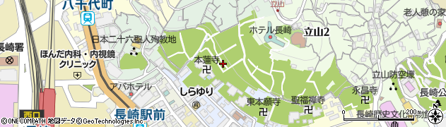 長崎県長崎市筑後町周辺の地図