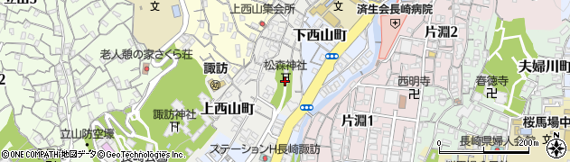 松森神社周辺の地図