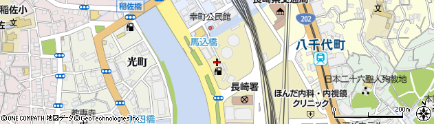 長崎県長崎市尾上町6周辺の地図